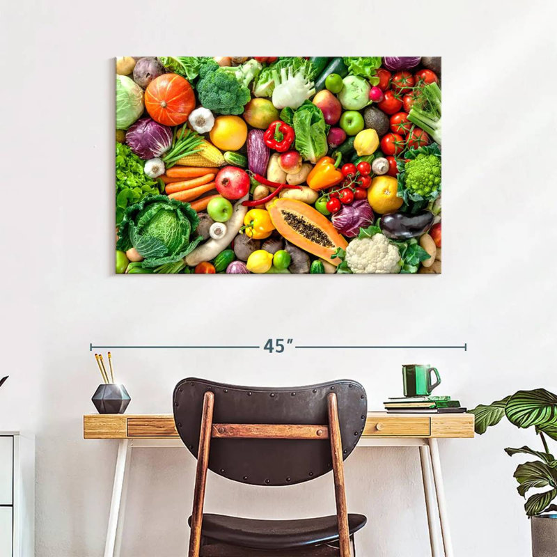 Kerrick récolte de fruits et légumes, H 26 po x l 39 po