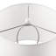 Lampe de table en céramique blanche voir ci-dessous