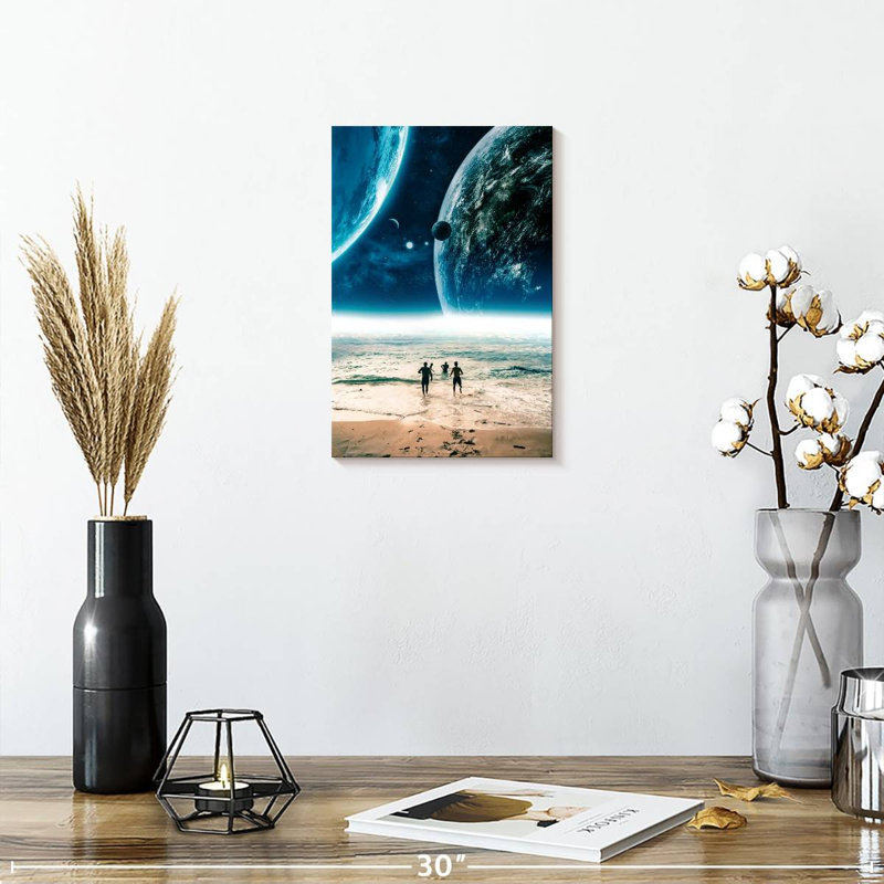 Kelan Lifes A Beach, H 12 po x l 8 po