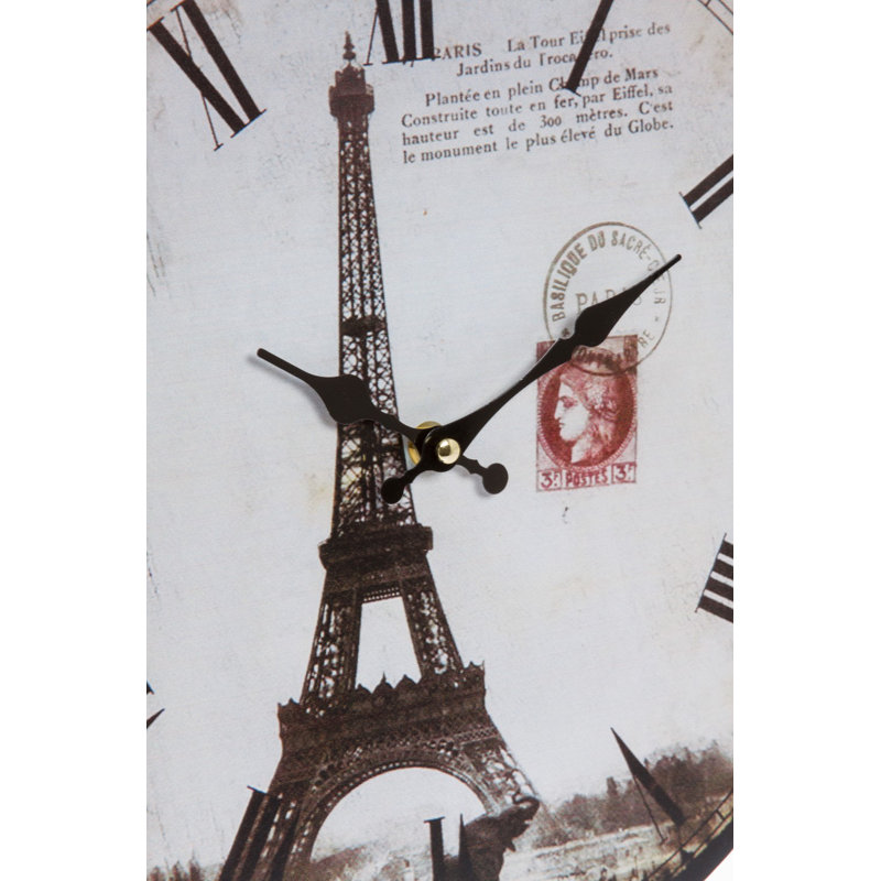 Close Wood Wall Clock