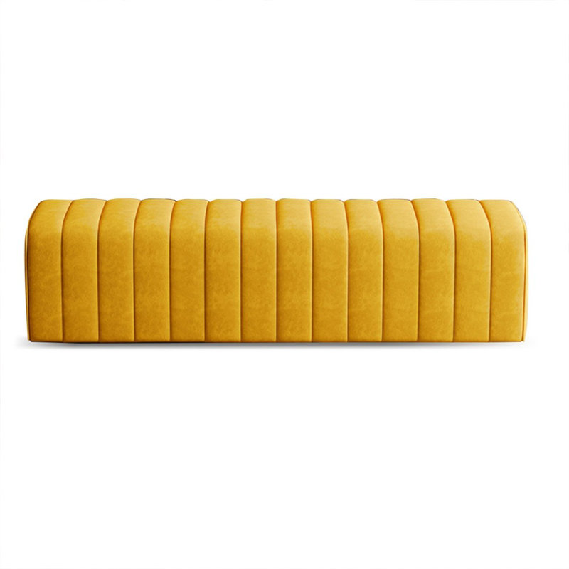 Banc rembourré jaune, Jaune