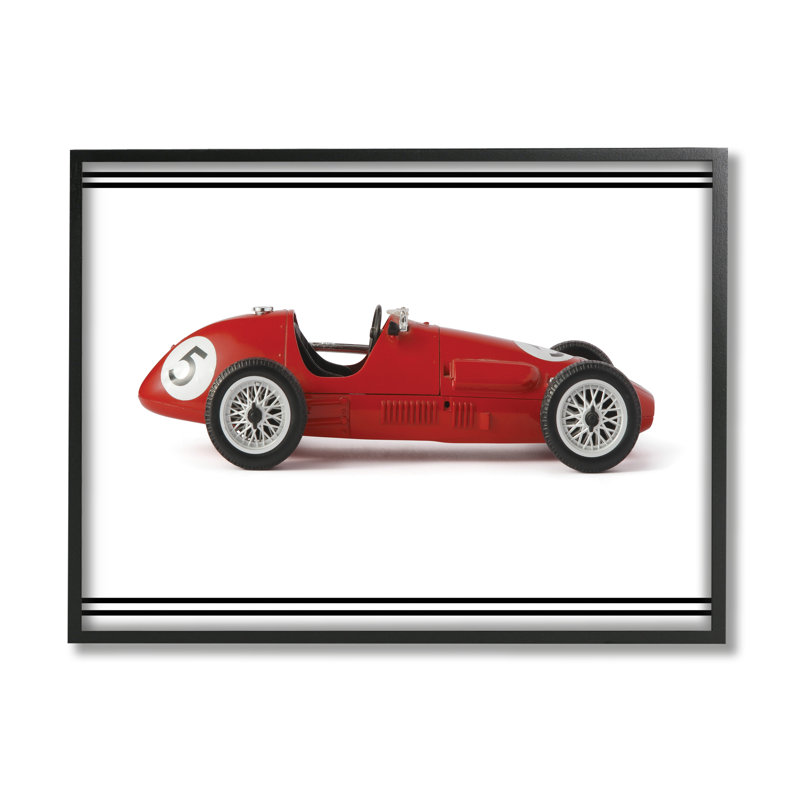 «Boy's Toy Car cmw-003», art mural personnalisé, Giclée encadrée noir minuit, H 16 po x l 20 po