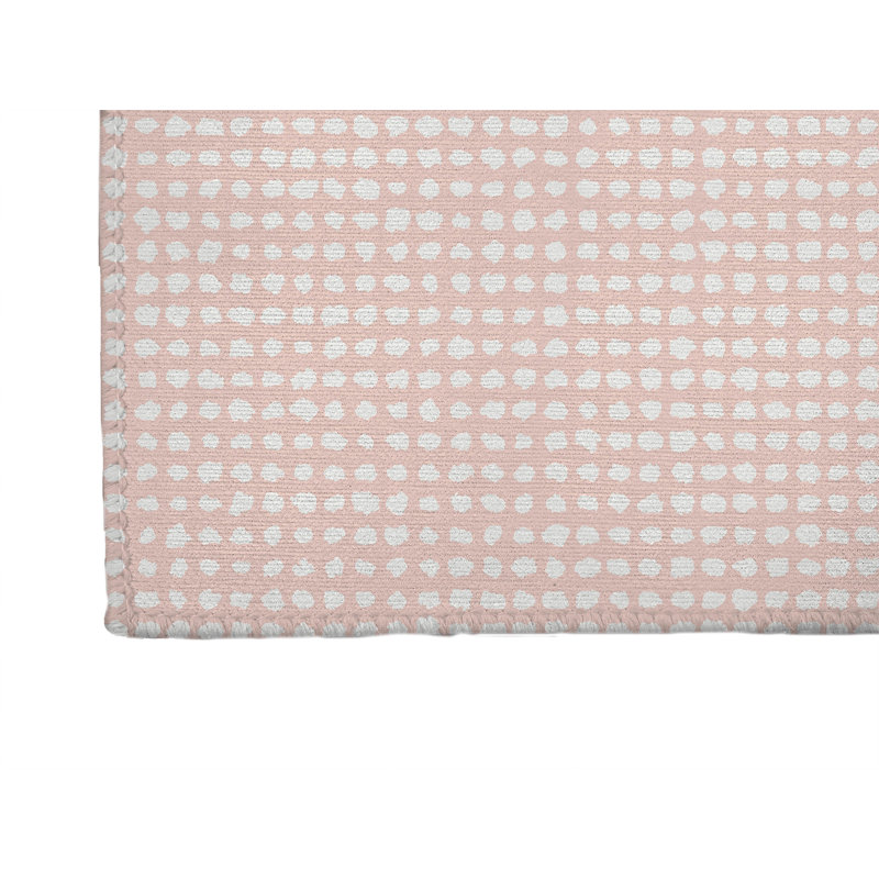 Grunge Row Kids Play Mat, Pink, Rectangle 4' x 6'