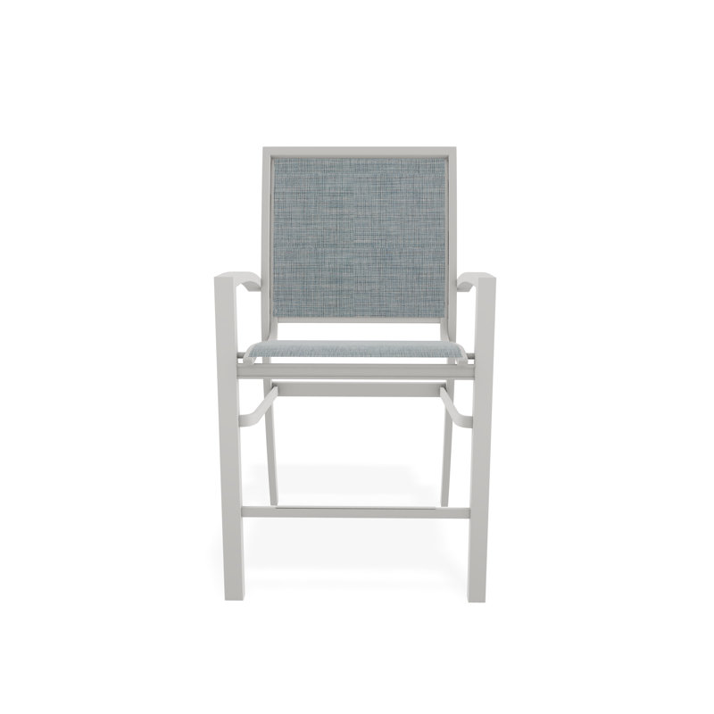 Tabouret de comptoir d'extérieur 26 po Kendall, Neige, Breloque