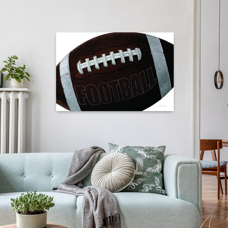 Football, art contemporain, H 24 po x l 36 po