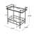 Callum Metal Bar Cart-303041169
