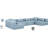 Houswerth Upholstered U-Shaped Sectional Reversible-94884334