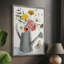 «Watering Can Bouquet II», reproduction encadrée - bois massif-1127955074