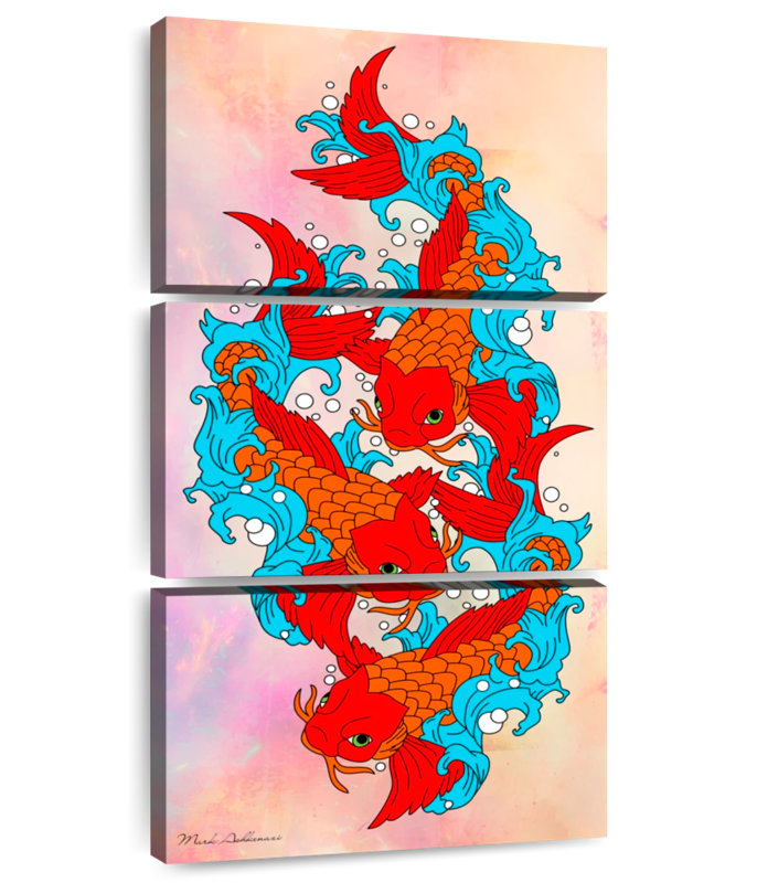 Koi Fish V, H 80 po x l 39 po