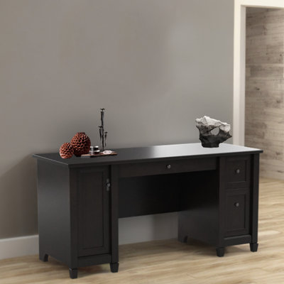Desk with storage space.