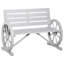 Banc à roulettes en bois