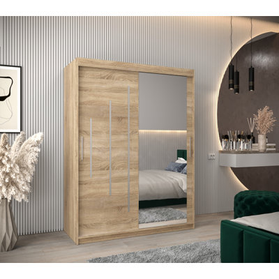 Dipesh 2 Door Manufactured Wood Wardrobe