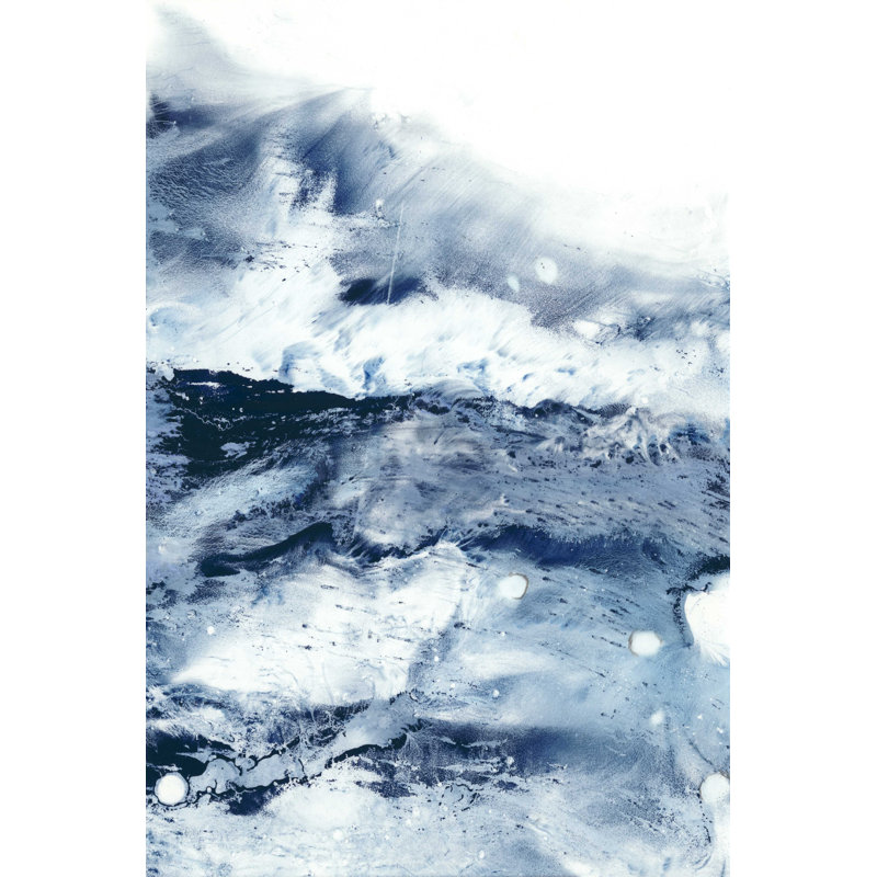 " Indigo Tides I " by Ethan Harper Painting Print, 18" H x 12" W  