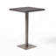 Table de bar carrée en rotin 26 po