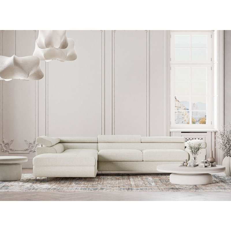 4 Seater Corner Sofa , Left Hand Facing, Ivory