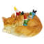 Statuette de jardin solaire en bois avec renard avec gnomes Exhart, 6 par 10 pouces