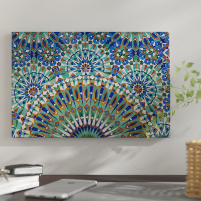 " Close-Up Of A Decorative Mosaic I, Hassan II Mosque Casablanca Morocco " by Cindy Miller Hopkins