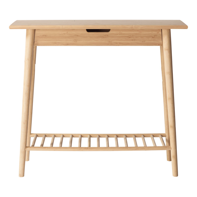 Philomena 90cm Solid Wood Console Table, Brown