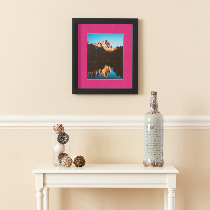 Cadre pour photo simple 20 po x 24 po noir mat, 20 po x 24 po, Tulipe