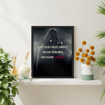 «May God Have Mercy For En ennuis parce que je ne le ferai pas» sur papier