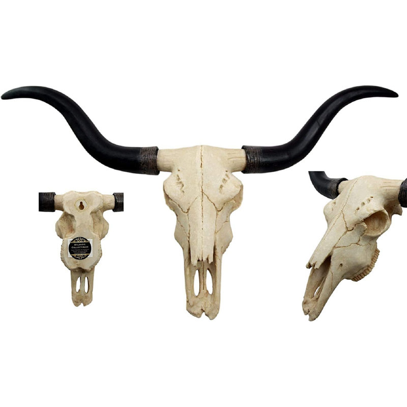 Handmade Rustic Animals Wall Decor on Resin, 10.5" H x 21" W x 4.5" D