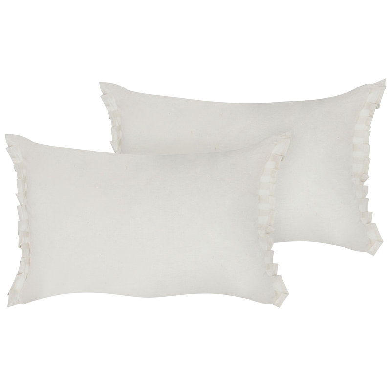 Bernet Rectangular Cushion, Off-White