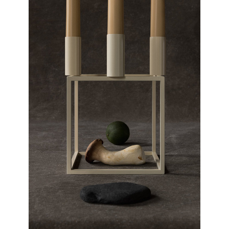 Kubus Candelabra, Ivory