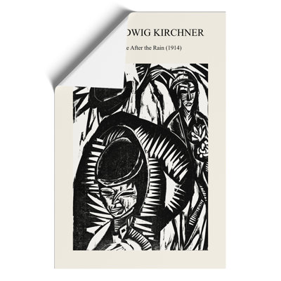 Street Scene After the Rain Print by Ernst Ludwig Kirchner - Frameless Print