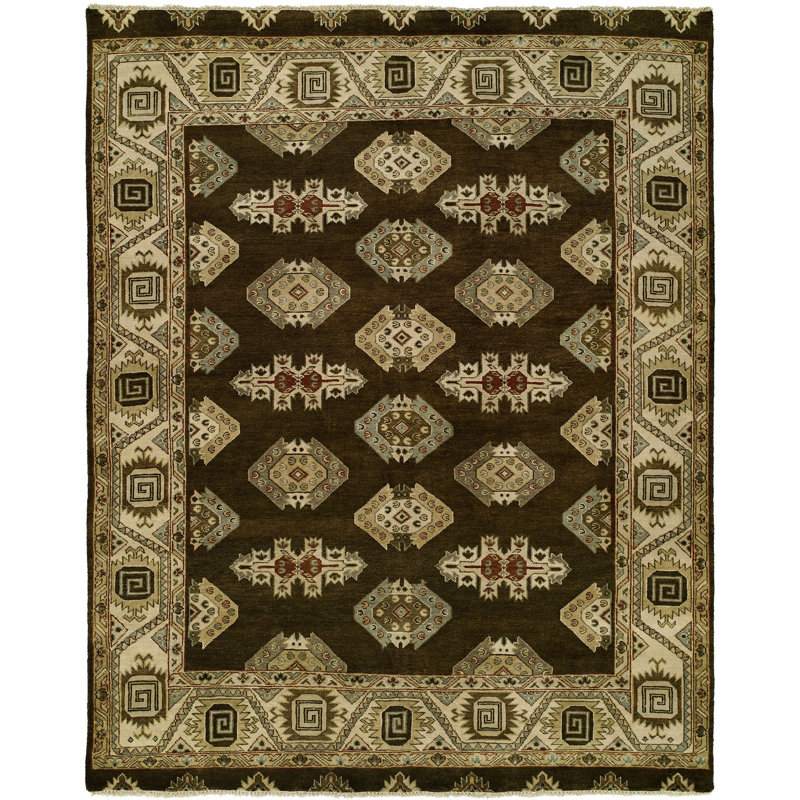 Wool Southwestern Area Rug, Rectangle 2' x 3'