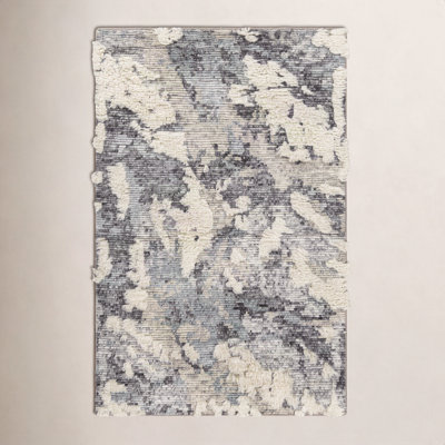 Arcus Cream Hand-Knotted Abstract Rug