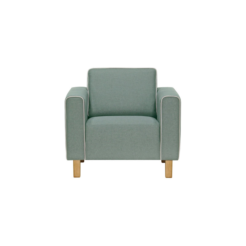 Naranjo Upholstered Armchair, Cablo Green