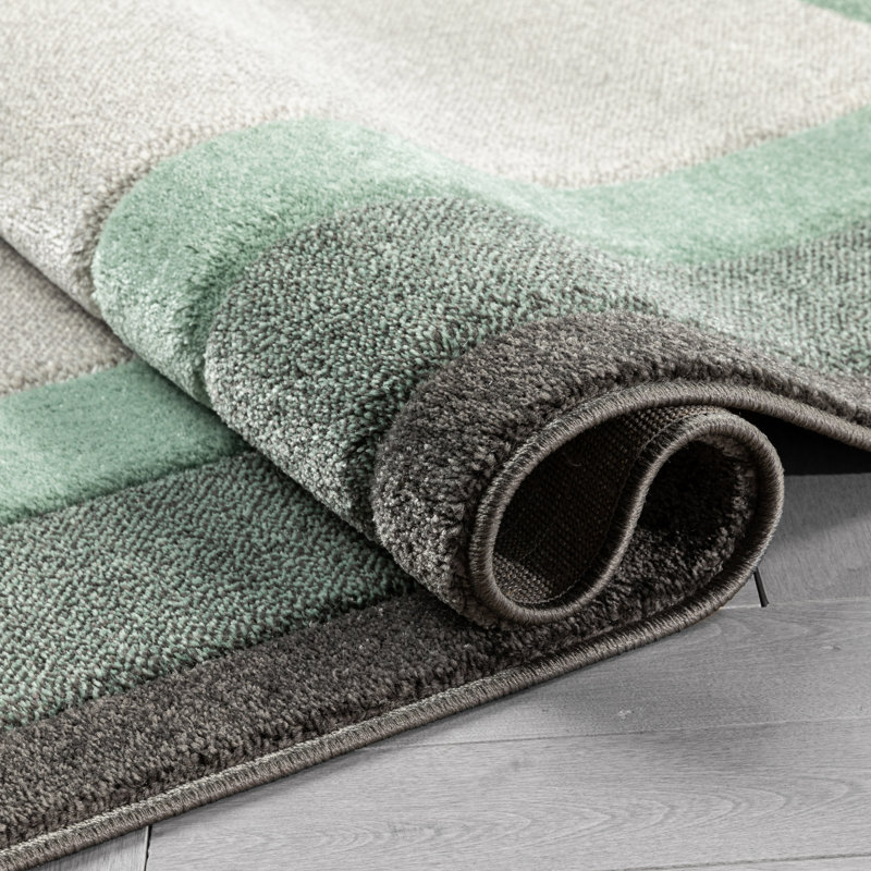 Astrid Geometric Synthetic Area Rug, Runner 67 x 220 cm