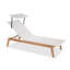 Andes 27.5'' Outdoor Chaise Lounge