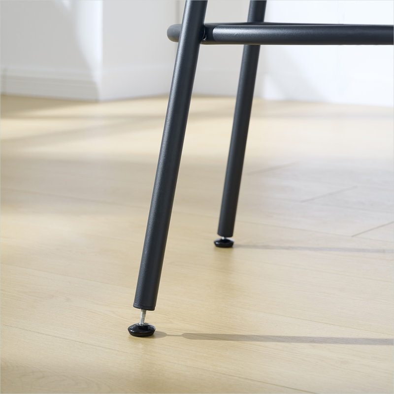 Ensemble de table de bar et tabourets ronds de couleur brune avec tablette de rangement, structure en métal, 2 places, empreinte compacte de 24,17 pouces