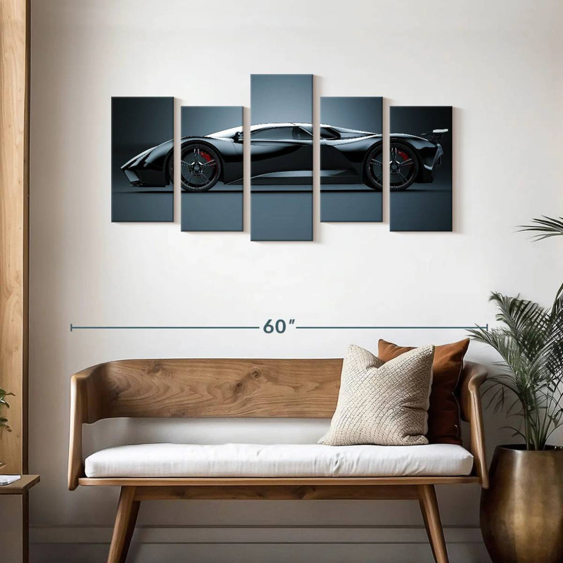 Mehar Exotic Car, 24" H x 49" W