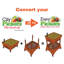 Ensemble d'accessoires de support pour cueilleurs Ilies City - Comprend les pieds et les roulettes - Se transforme en jardin surélevé-26823168