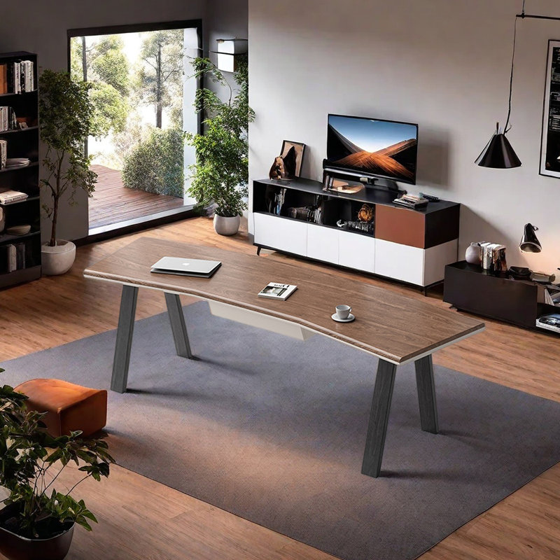 Bureau à forme libre Maksimas, H 29,53 po x l 70,87 po x P 27,56 po