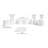 marble bathroom accessories set-112529917