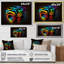 «Neon Rainbow», objet 3D sur toile-1702362627-1702362645