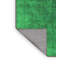 Tapis oriental vert en chenille / polyester tissé à la machine Estis-1673115884