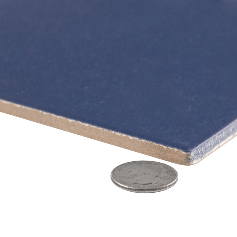 Piscina Brick 9-5/8 In. X 19-1/2 In. Porcelain Floor And Wall Tile, Blue