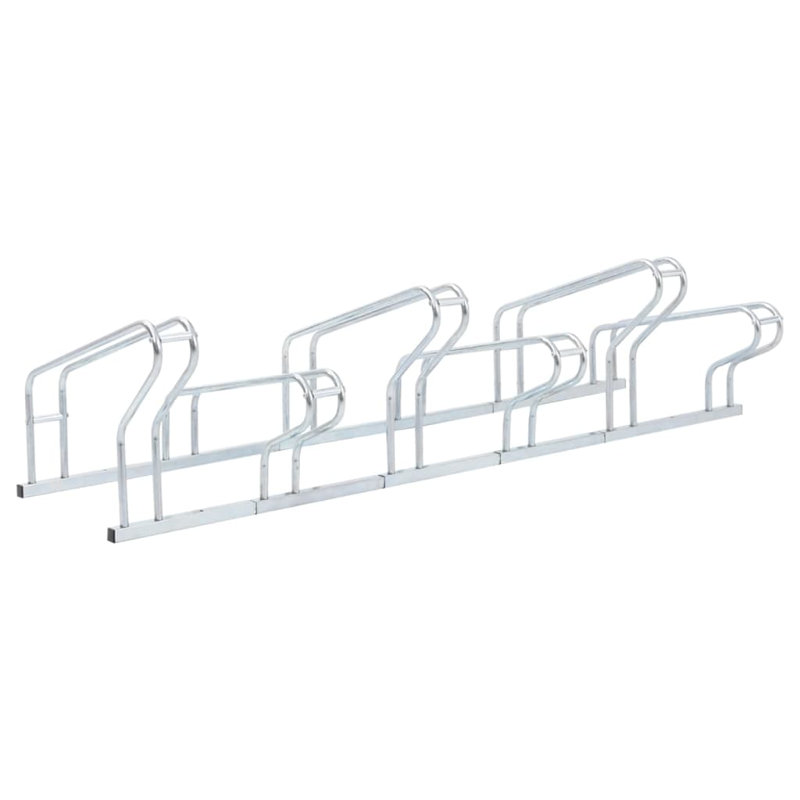 Support à vélo HuneyCutt, 6, Polygone, Argent