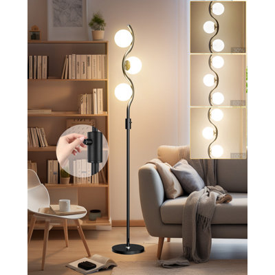 Lampe sur pied Malvie 60 Mid Century
