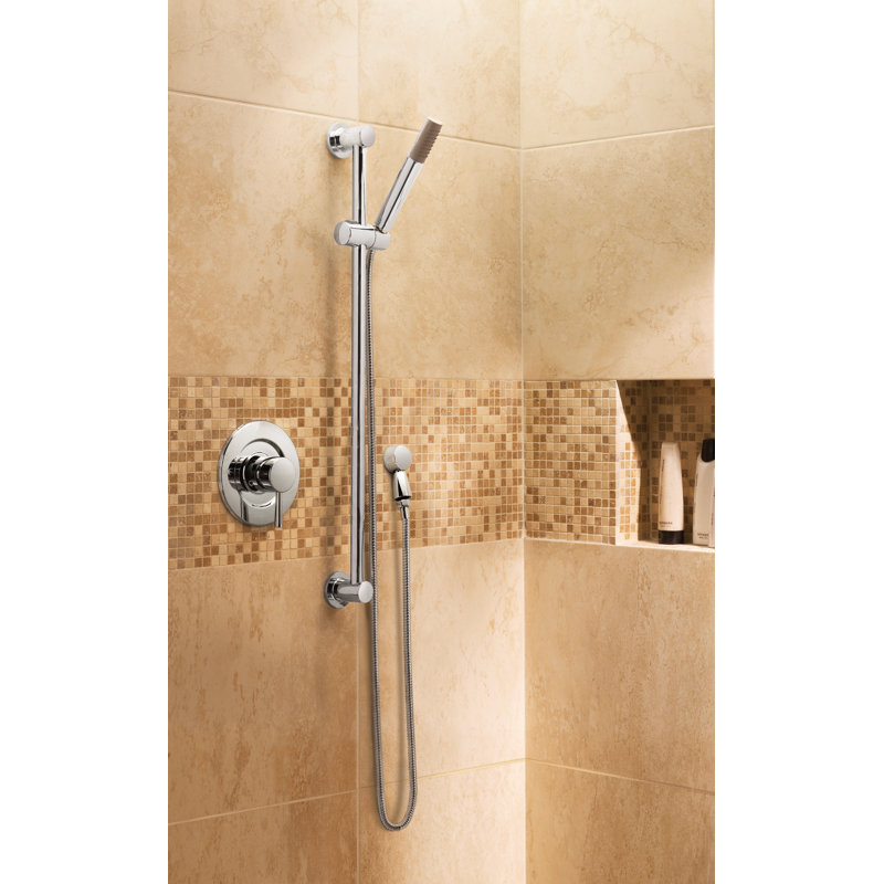 Moen Eco-Performance Handheld Shower with 30-Inch Slide Bar and 69-Inch Metal Hose, Chrome
