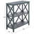 Stylish Paignt Etagere Bookcase – Farmhouse Chic 2-Shelf Display & Storage Organizer for Living Room-886705662
