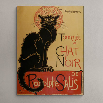 Le Chat Noir - Wrapped Canvas Print
