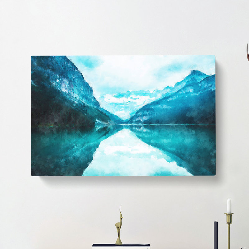 Lake Louise In Canada - Wrapped Canvas, 60cm H x 91cm W x 3cm D