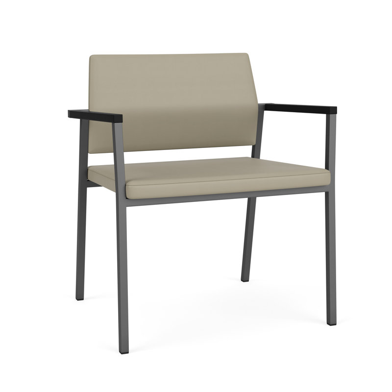 Fauteuil de réception Avon Rx, Tour de guet en vinyle, Gris anthracite