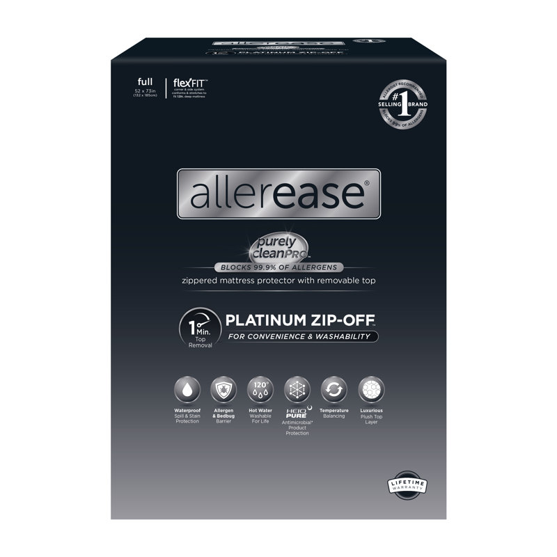 Zipper Mattress Protector Case Pack, Full / Double