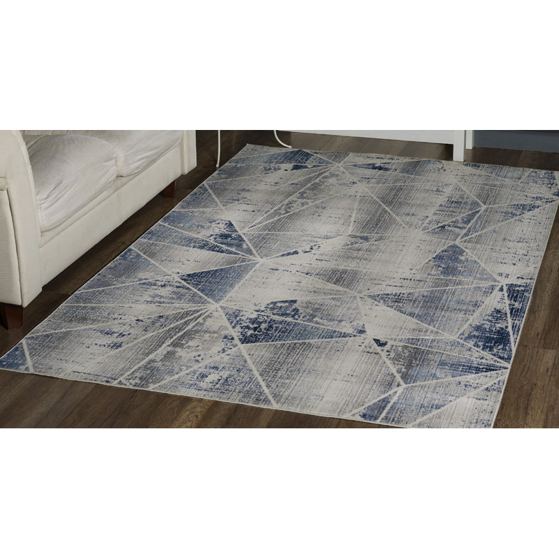 Baymore Geometric Indoor Rug, Rectangle 9' x 12'1"